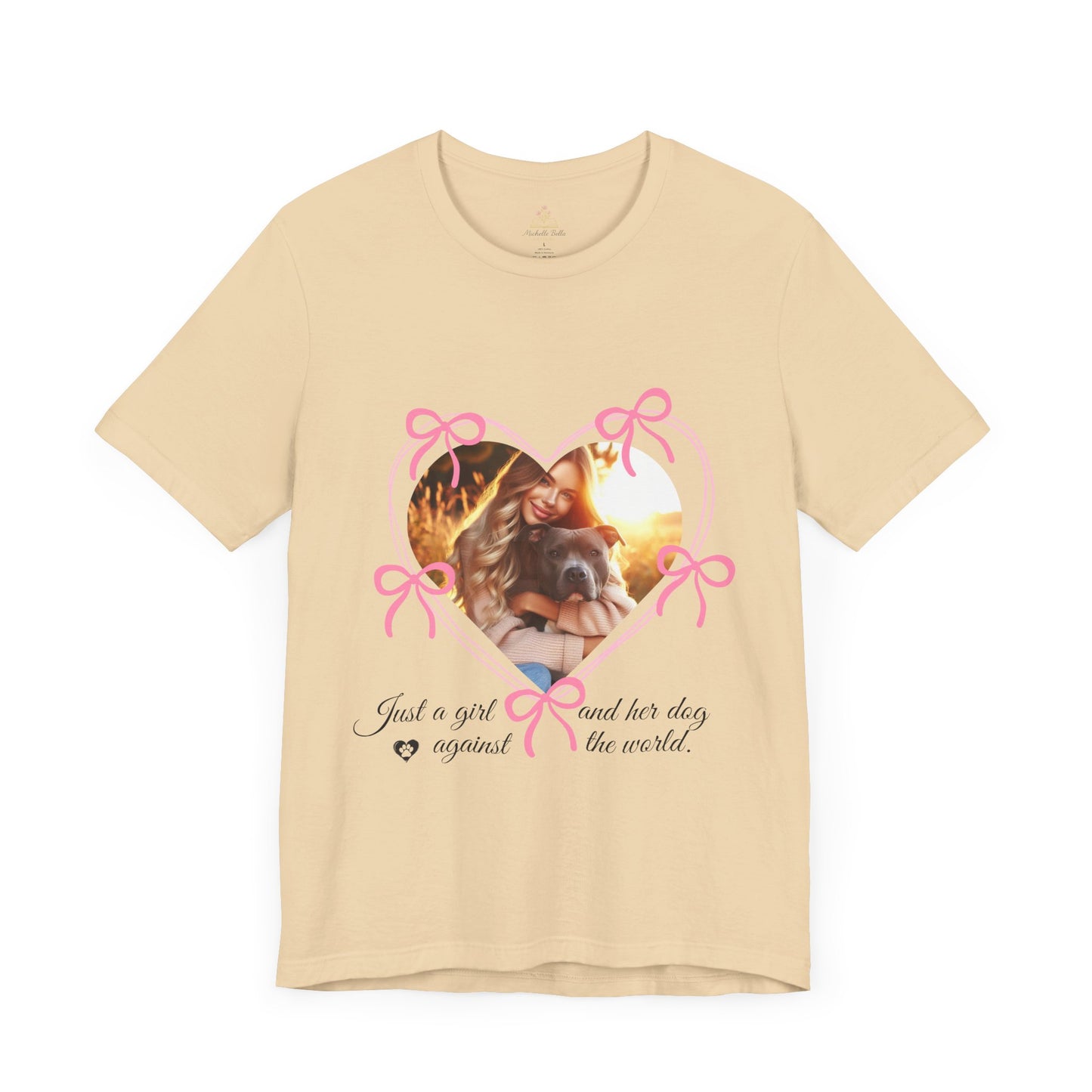 Personalized Dog Lover Tee - Just a girl and her dog