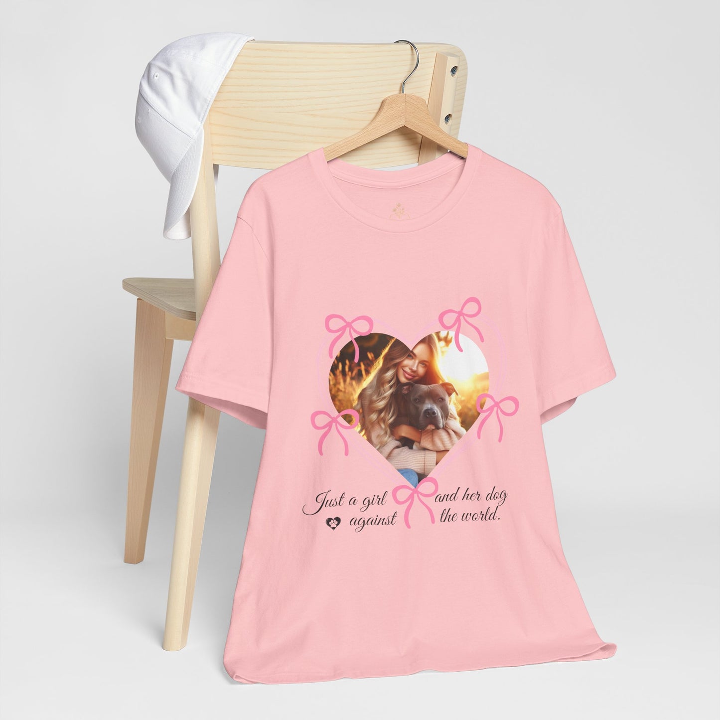Personalized Dog Lover Tee - Just a girl and her dog