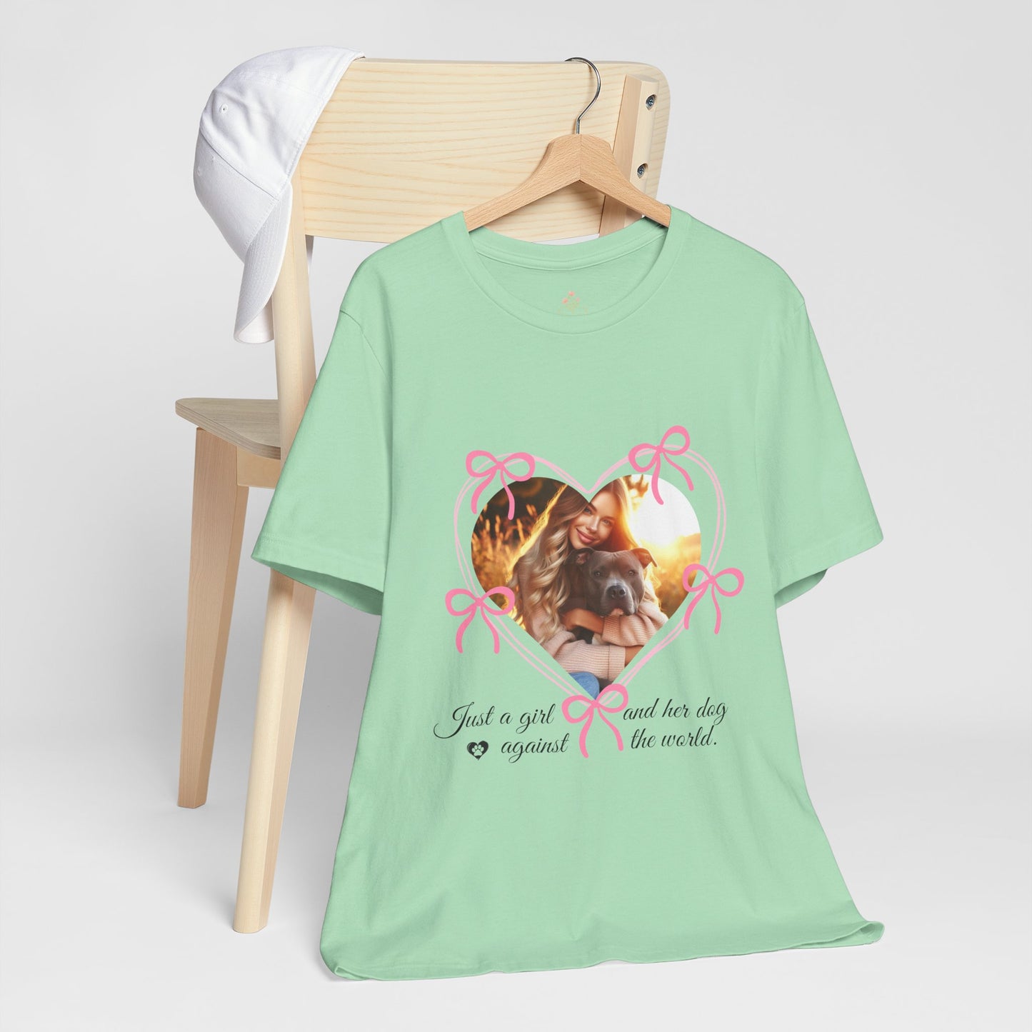 Personalized Dog Lover Tee - Just a girl and her dog