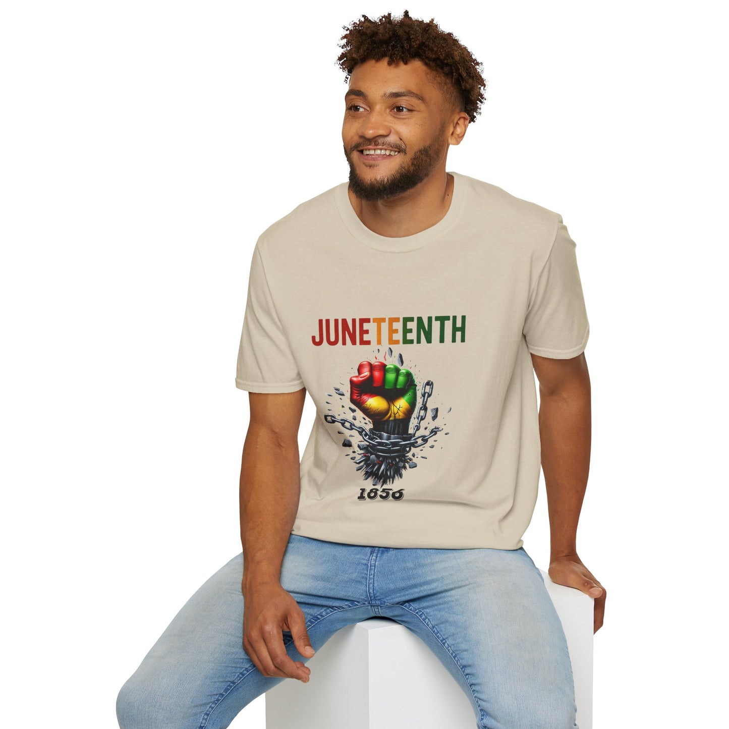 Juneteenth Celebration T-Shirt, Unisex Softstyle Tee, Freedom Shirt, Historical T-Shirt, Afrocentric Apparel, Social Justice Gift