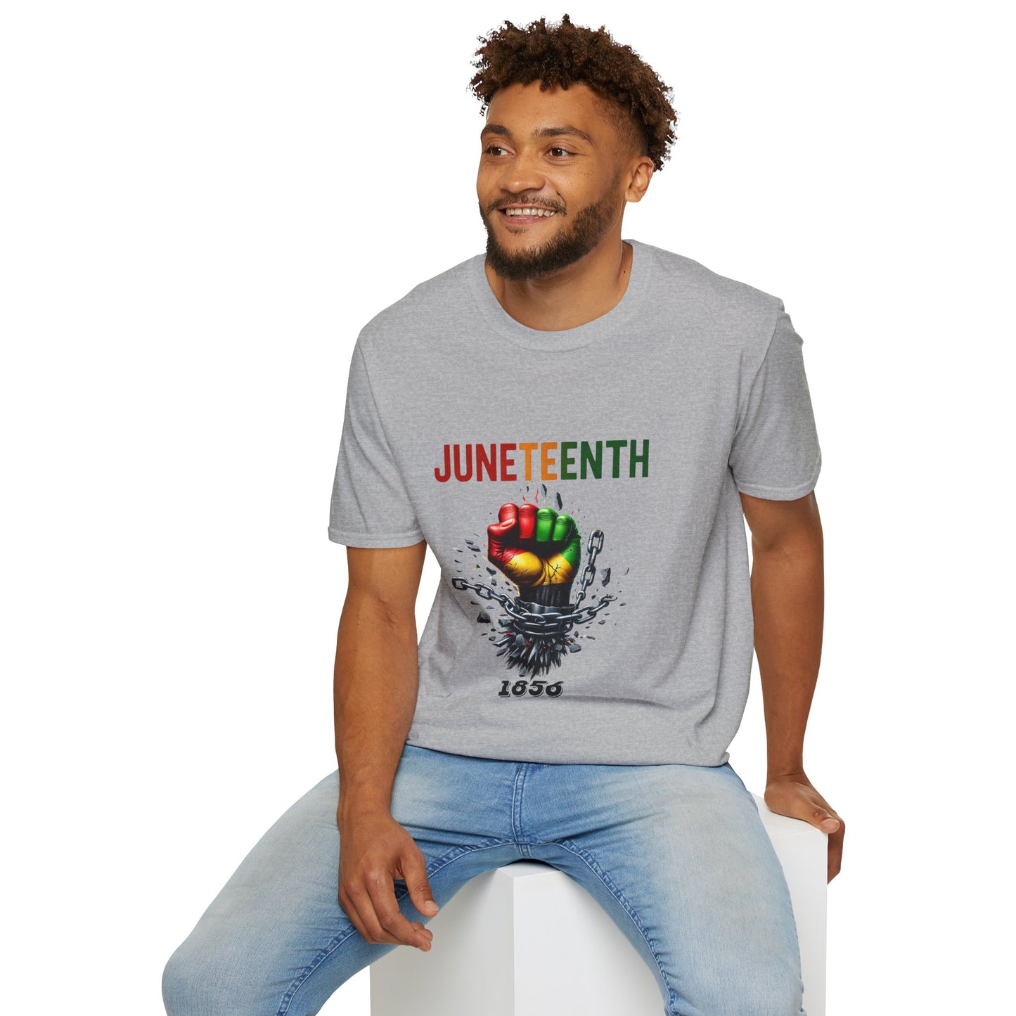 Juneteenth Celebration T-Shirt, Unisex Softstyle Tee, Freedom Shirt, Historical T-Shirt, Afrocentric Apparel, Social Justice Gift