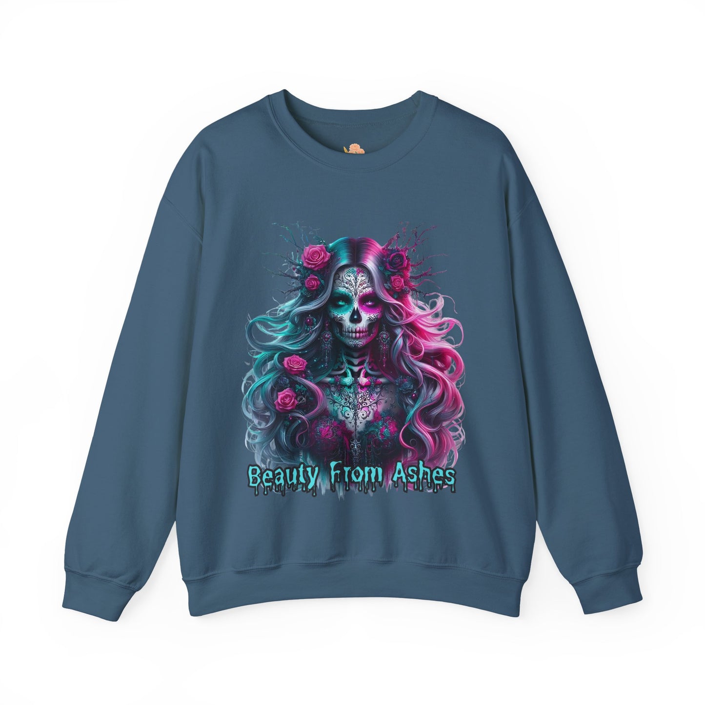 Skeleton Crewneck Sweatshirt - Scary Female Design