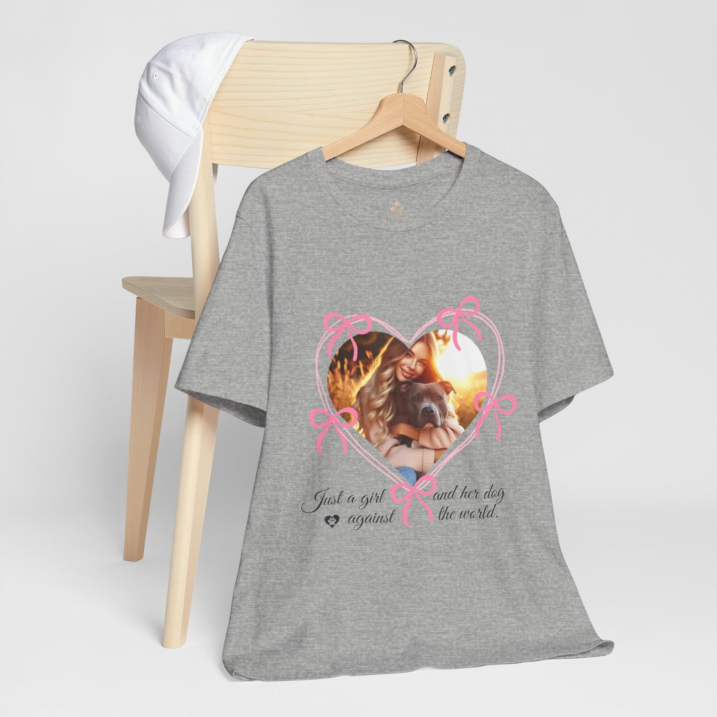 Personalized Dog Lover Tee - Just a girl and her dog