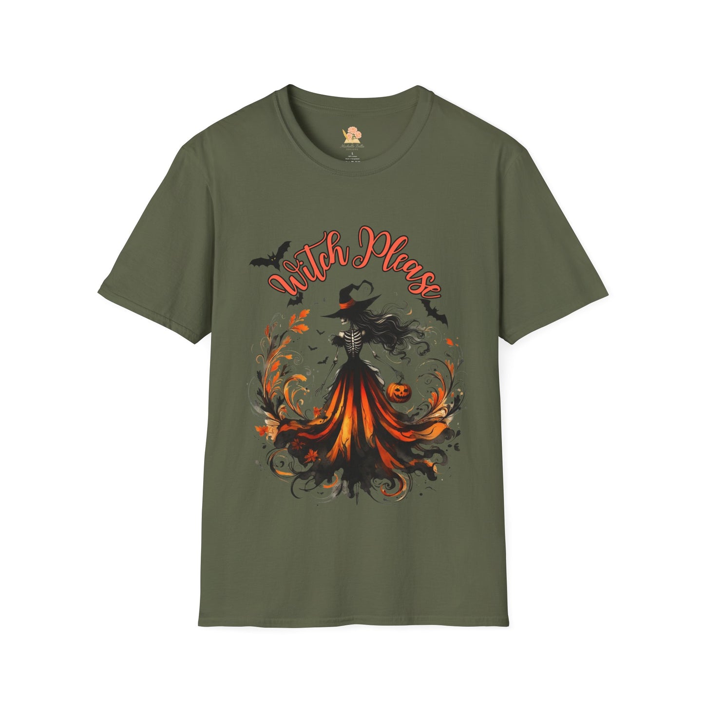Halloween Witch Graphic T-Shirt | Spooky Season Apparel, Unisex Cute Tee, Witch Please Shirt, Autumn Fashion, Halloween Gifts