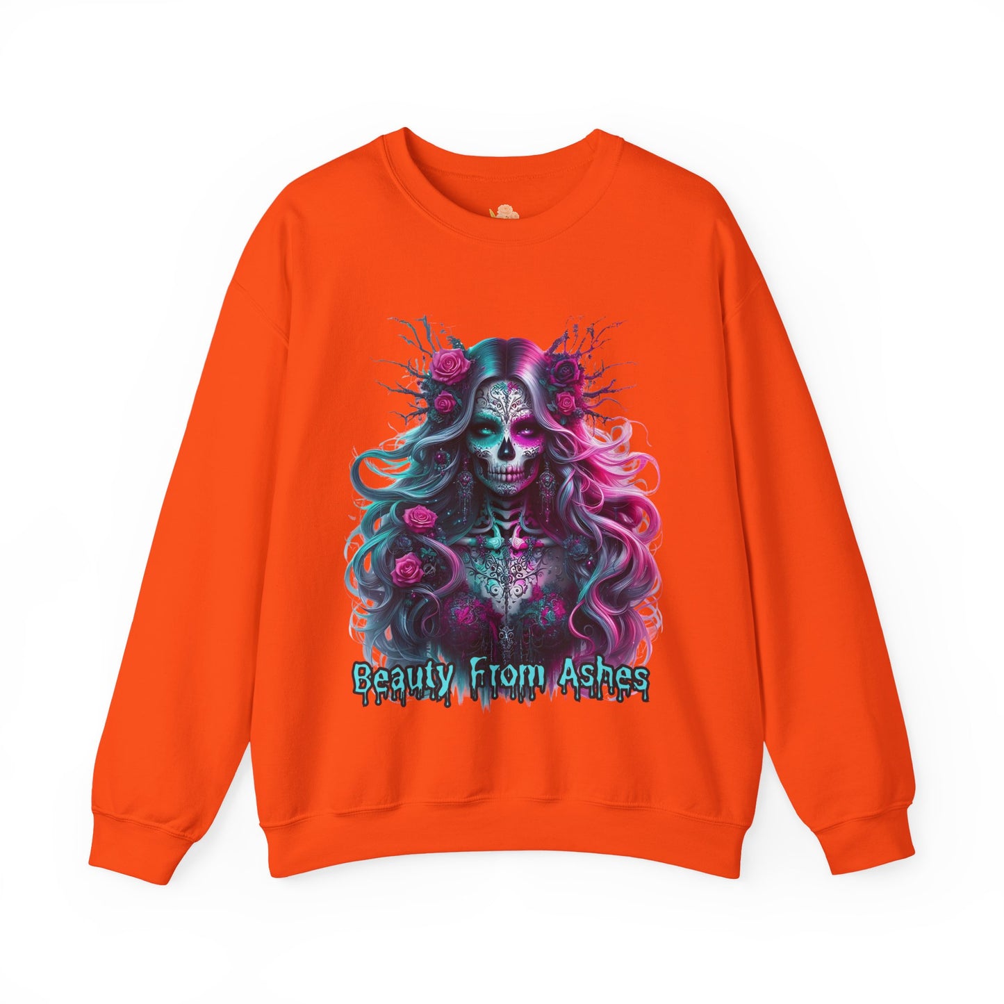 Skeleton Crewneck Sweatshirt - Scary Female Design