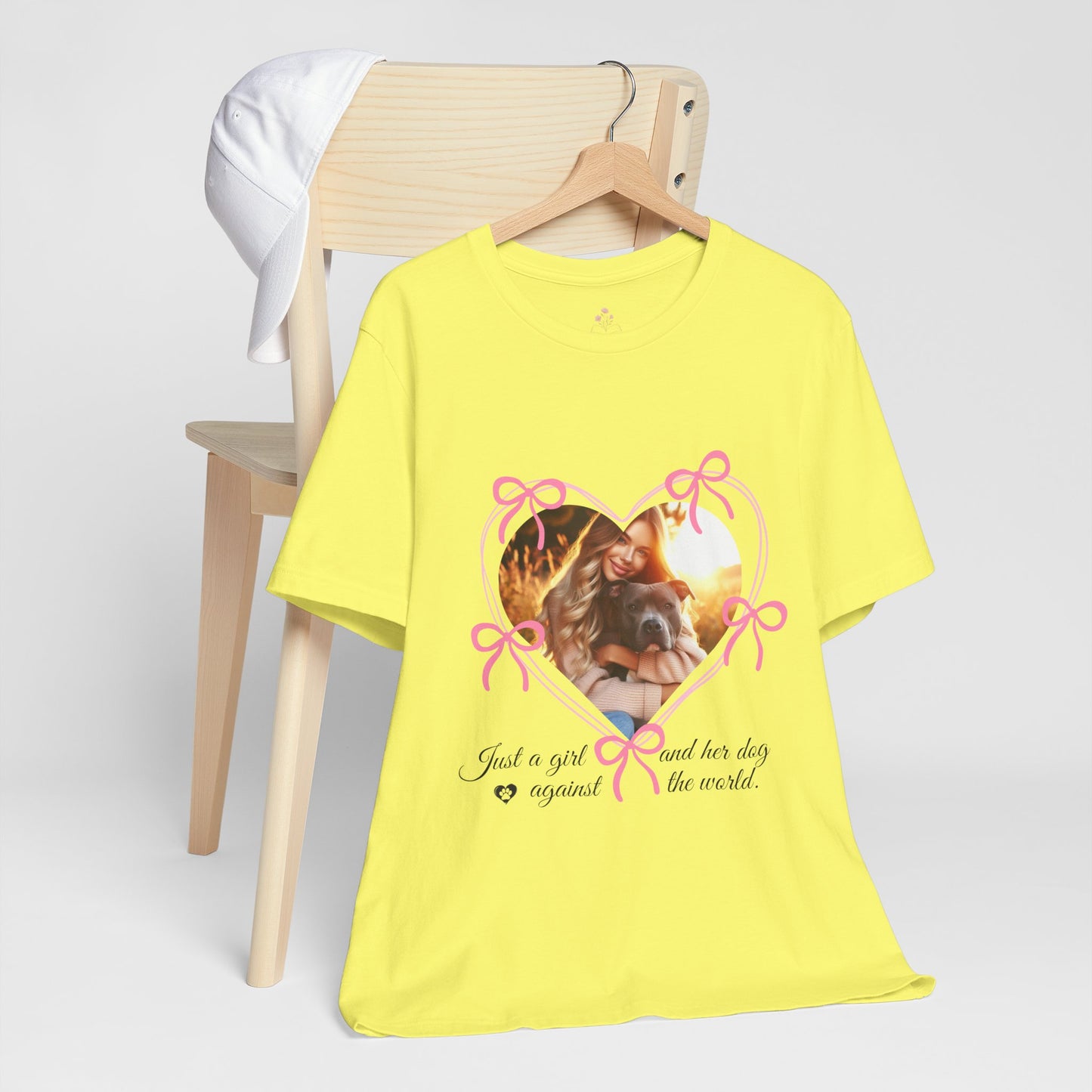 Personalized Dog Lover Tee - Just a girl and her dog