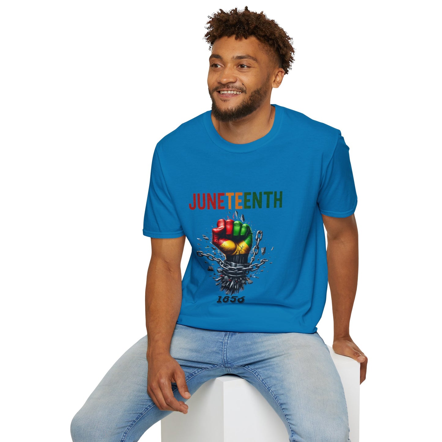 Juneteenth Celebration T-Shirt, Unisex Softstyle Tee, Freedom Shirt, Historical T-Shirt, Afrocentric Apparel, Social Justice Gift