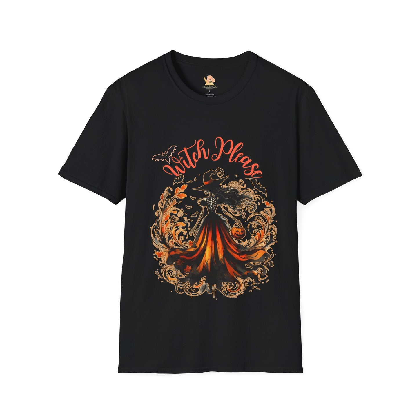 Halloween Witch Graphic T-Shirt | Spooky Season Apparel, Unisex Cute Tee, Witch Please Shirt, Autumn Fashion, Halloween Gifts