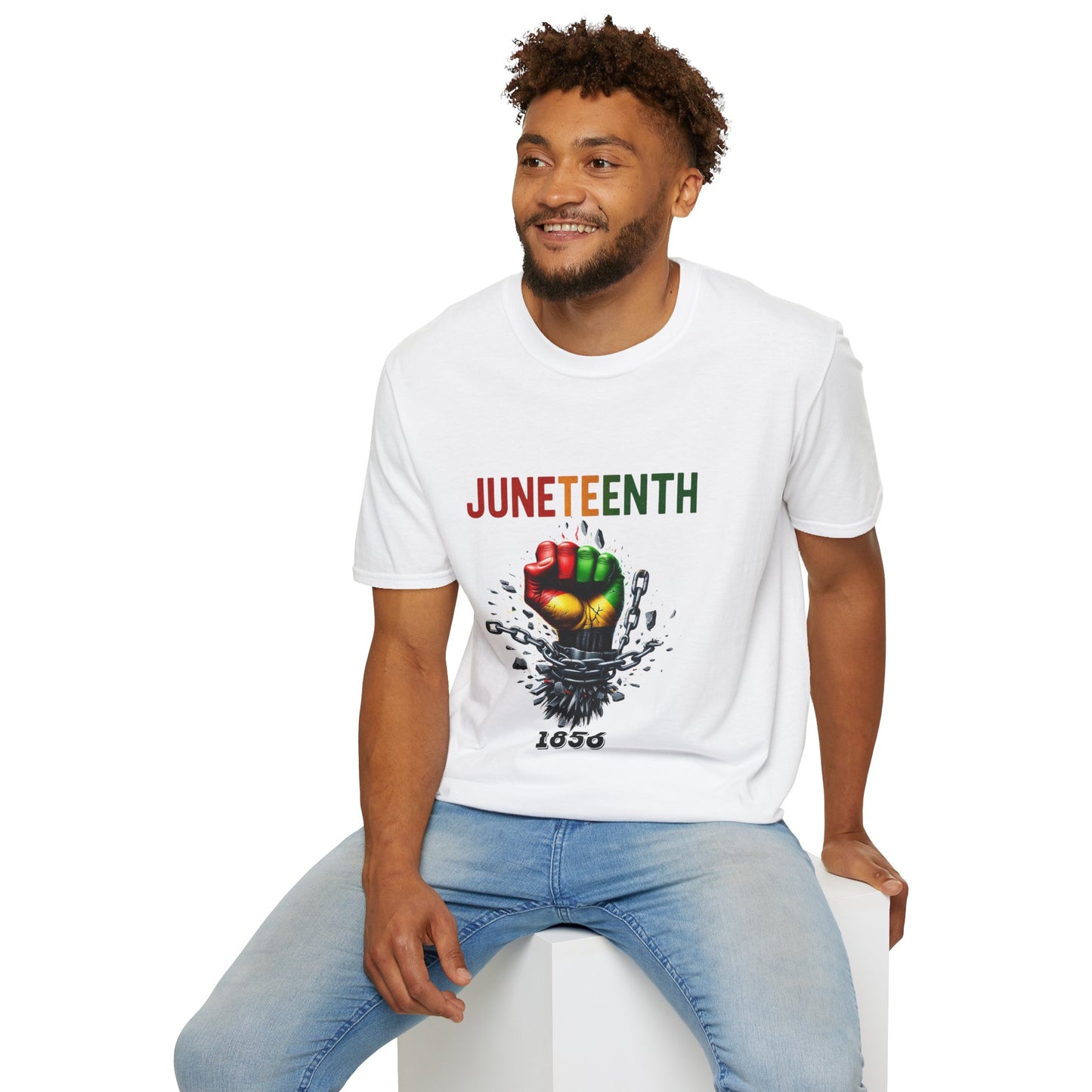 Juneteenth Celebration T-Shirt, Unisex Softstyle Tee, Freedom Shirt, Historical T-Shirt, Afrocentric Apparel, Social Justice Gift