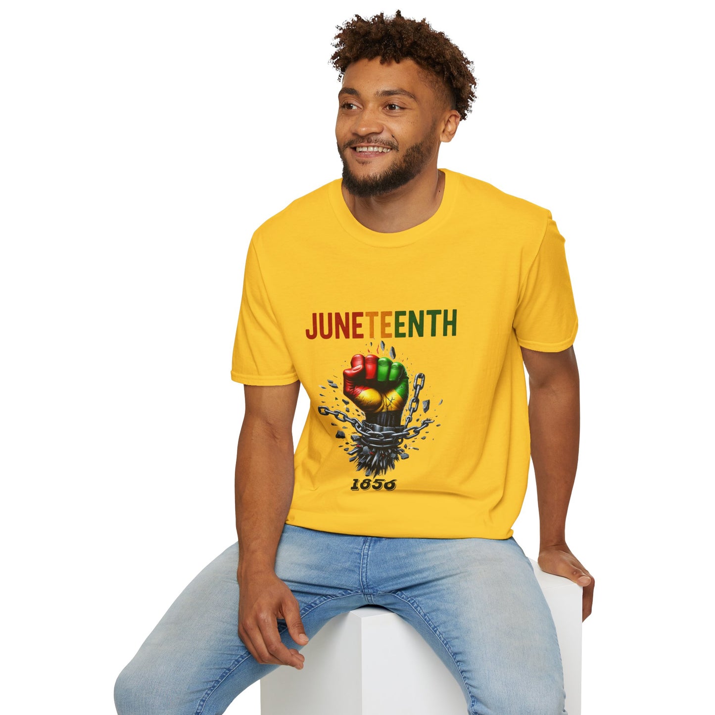 Juneteenth Celebration T-Shirt, Unisex Softstyle Tee, Freedom Shirt, Historical T-Shirt, Afrocentric Apparel, Social Justice Gift