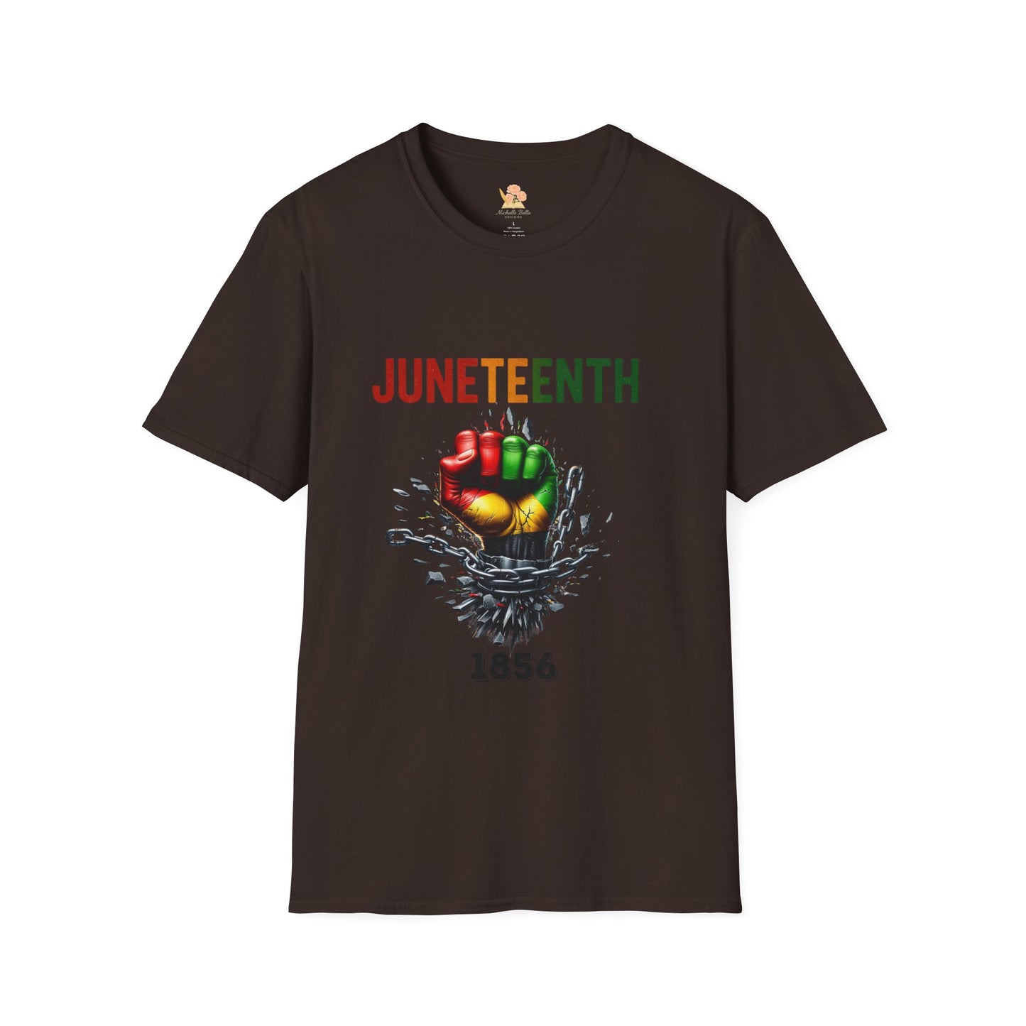 Juneteenth Celebration T-Shirt, Unisex Softstyle Tee, Freedom Shirt, Historical T-Shirt, Afrocentric Apparel, Social Justice Gift