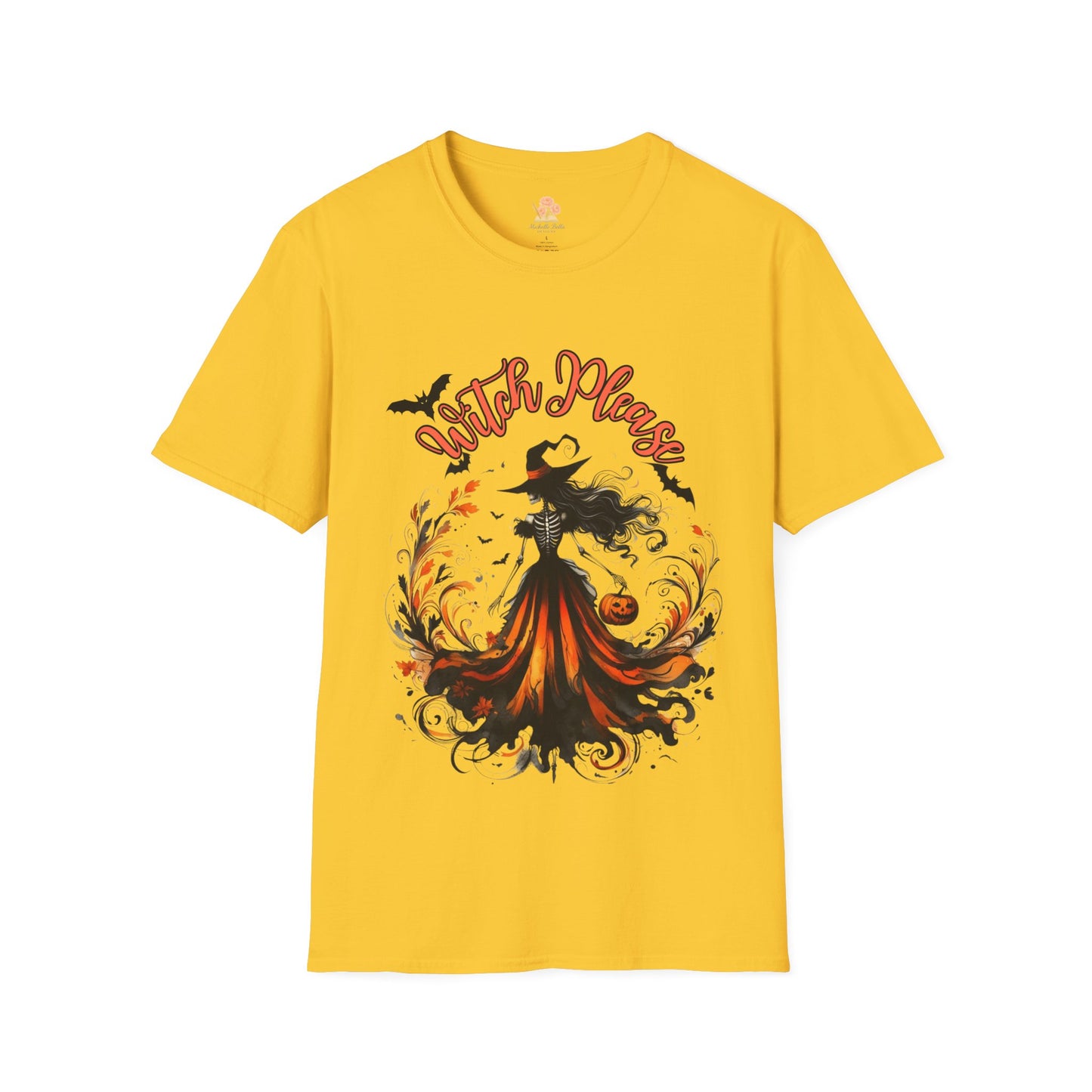 Halloween Witch Graphic T-Shirt | Spooky Season Apparel, Unisex Cute Tee, Witch Please Shirt, Autumn Fashion, Halloween Gifts