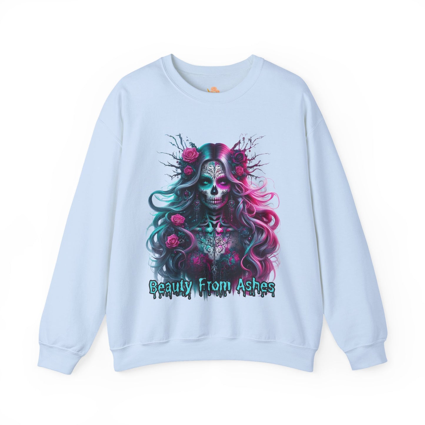 Skeleton Crewneck Sweatshirt - Scary Female Design