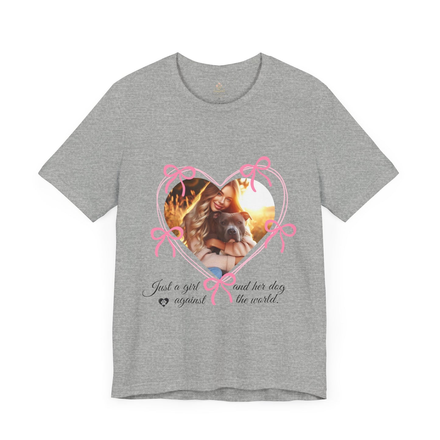 Personalized Dog Lover Tee - Just a girl and her dog