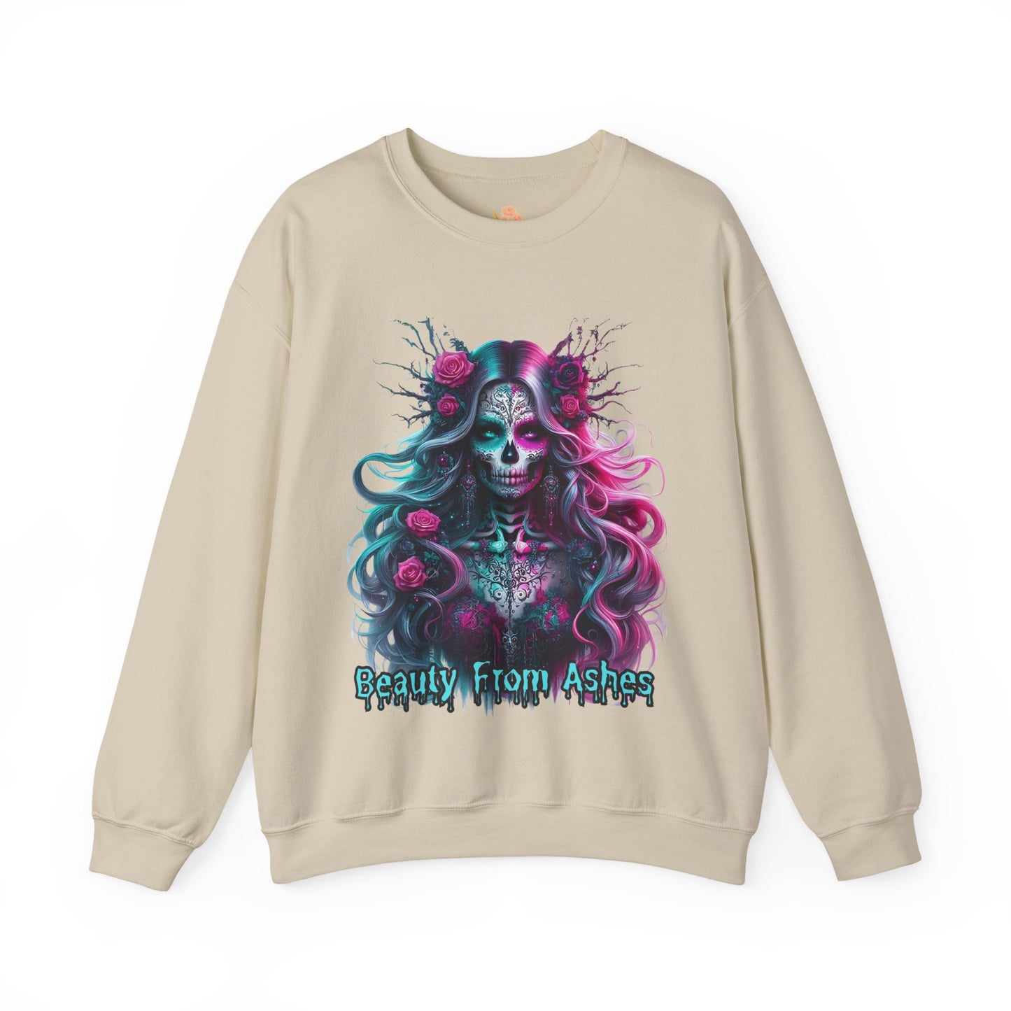 Skeleton Crewneck Sweatshirt - Scary Female Design