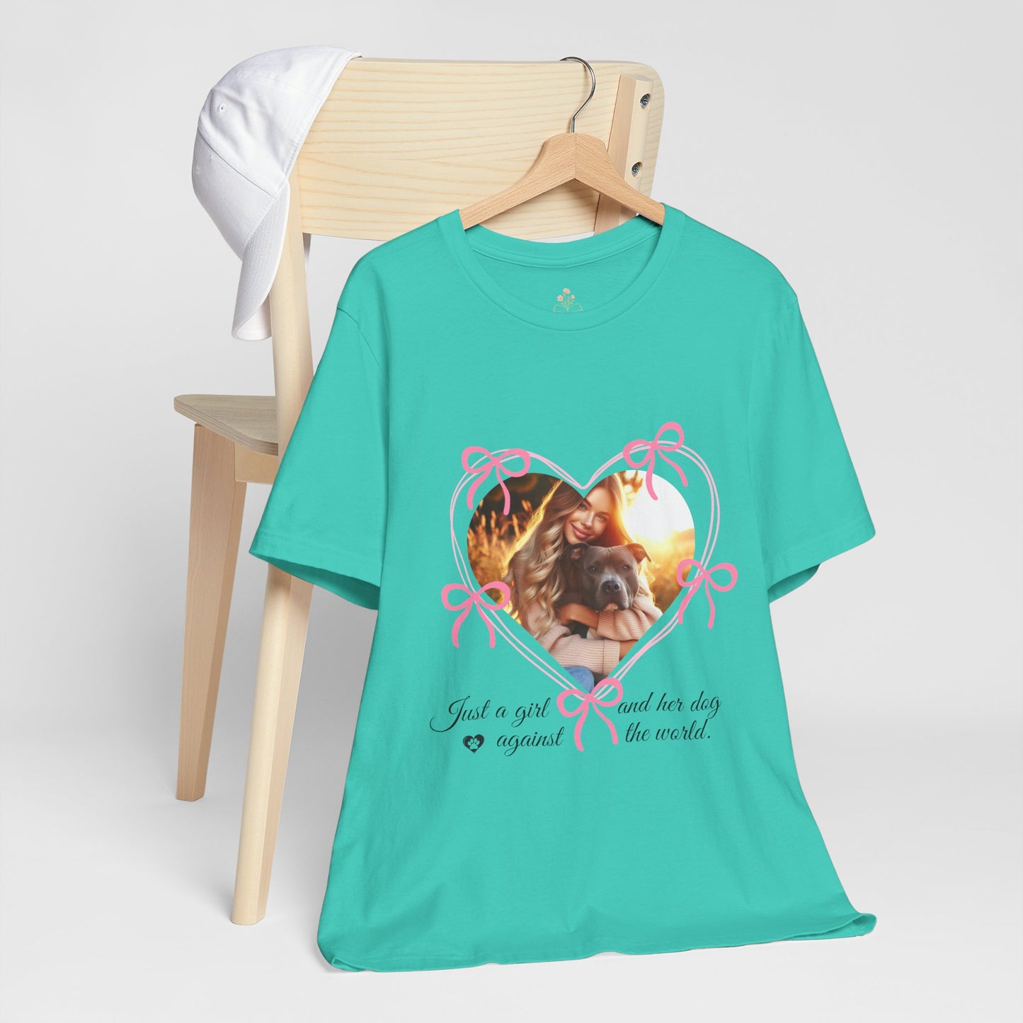 Personalized Dog Lover Tee - Just a girl and her dog
