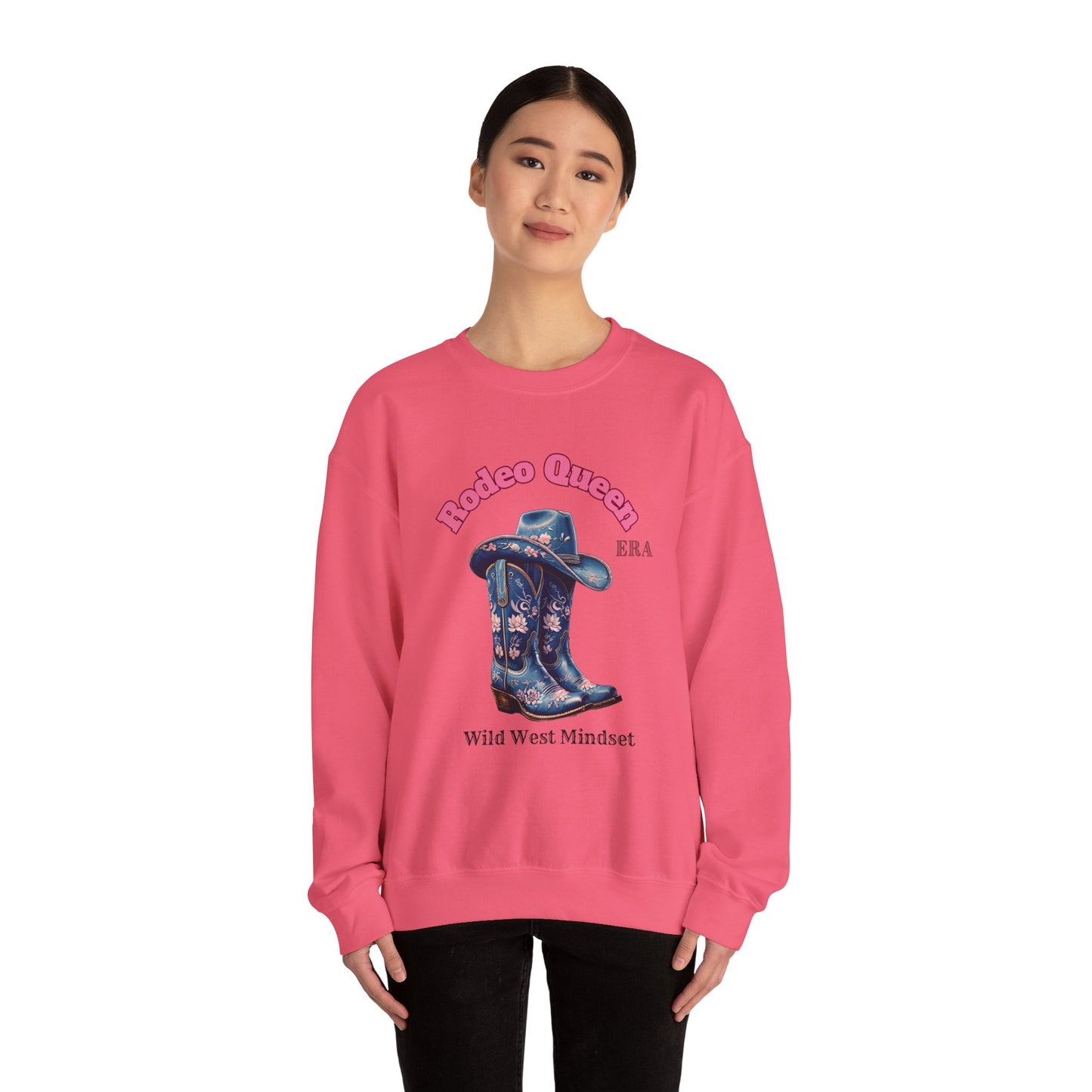 Rodeo Queen Crewneck Sweatshirt - Wild West Inspired Apparel