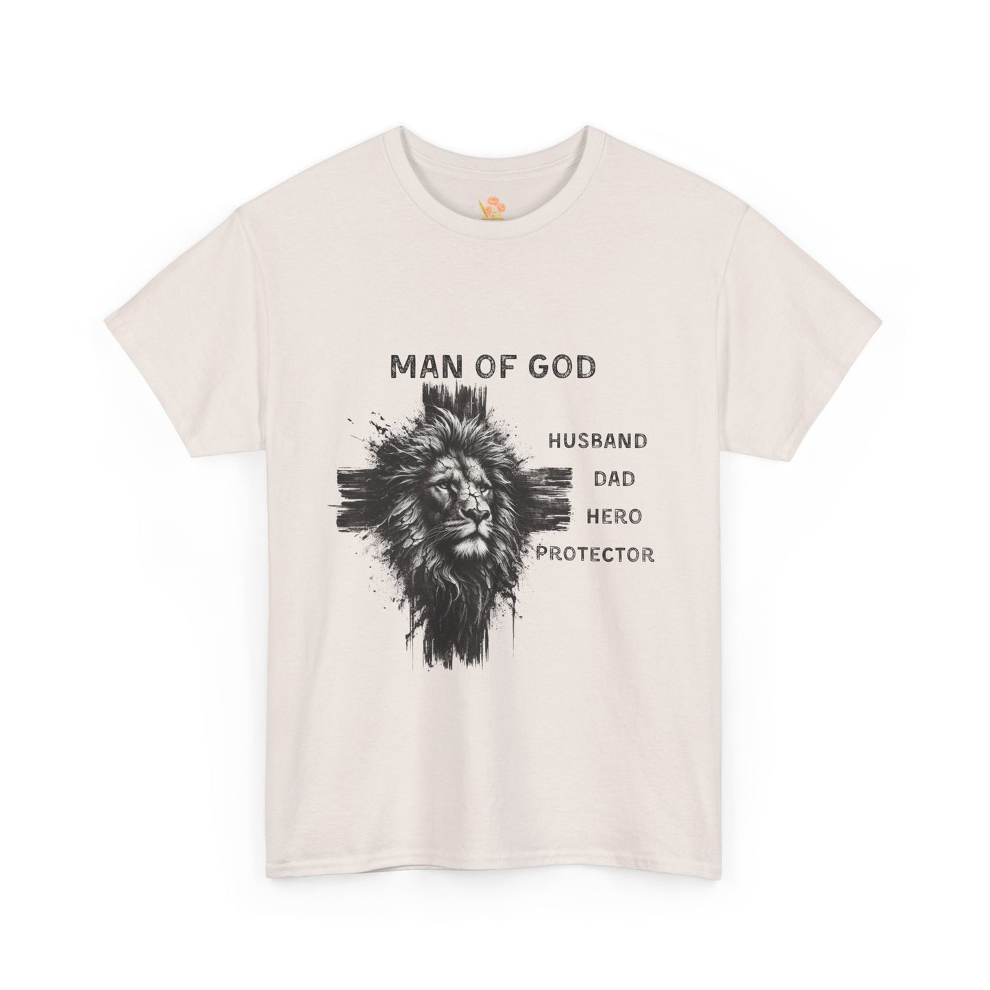 Men's Tee - Man of God, Husband, Dad, Hero, Protector Shirt