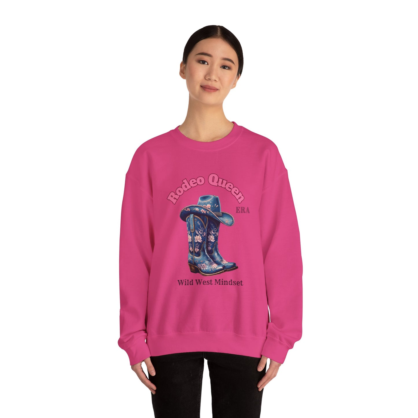 Rodeo Queen Crewneck Sweatshirt - Wild West Inspired Apparel