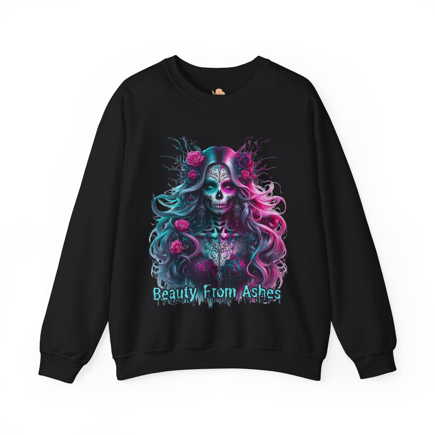 Skeleton Crewneck Sweatshirt - Scary Female Design