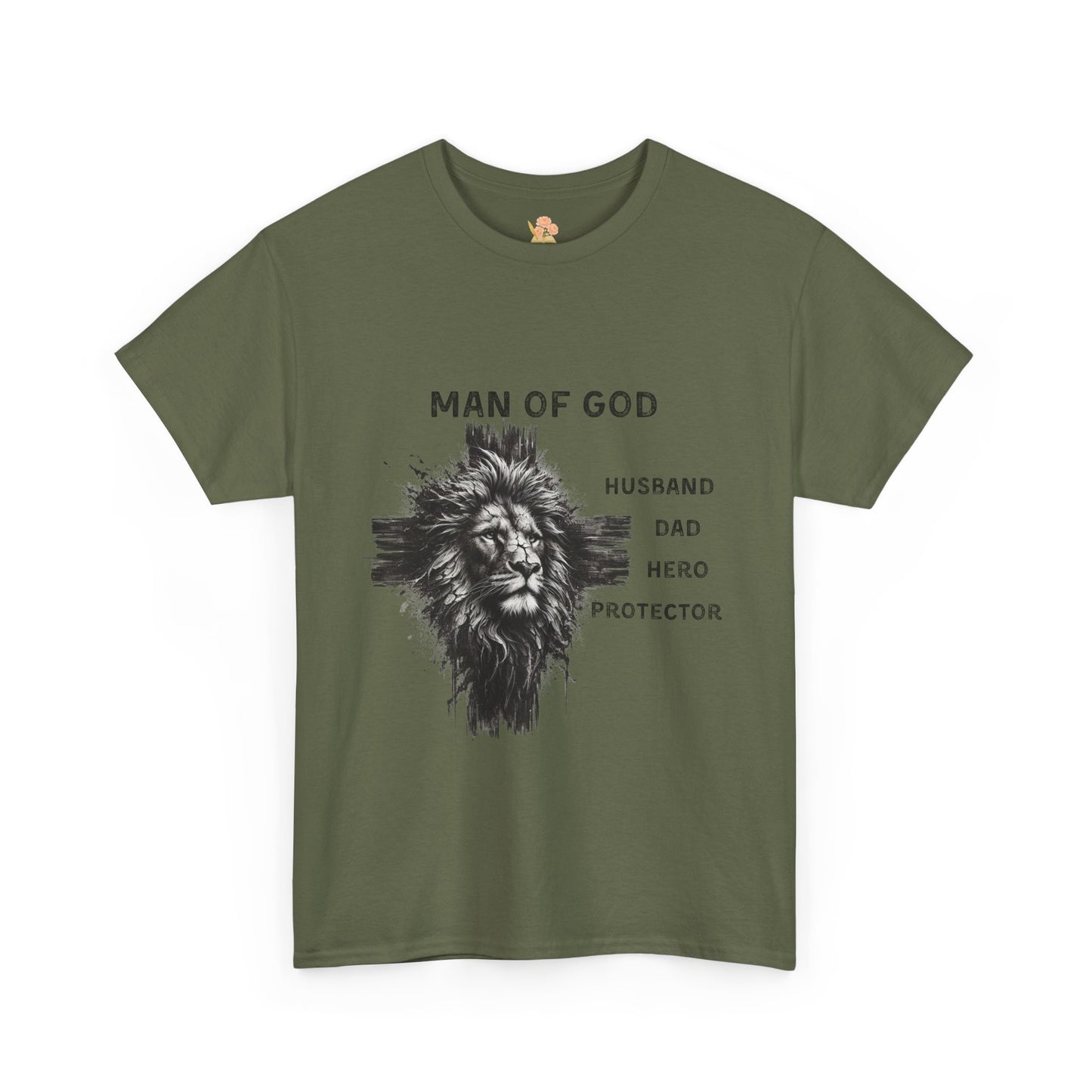 Men's Tee - Man of God, Husband, Dad, Hero, Protector Shirt